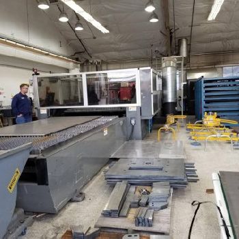 5000 WATT CINCINNATI CL-850, 6' X 12' APPROX:12,000 HOURS, MFG:2012, Our stock number: 11561