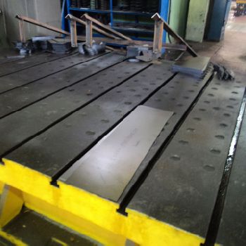 Straight side double action sheet stamping press ERFURT PKnVT VI 800 1/3150 FS