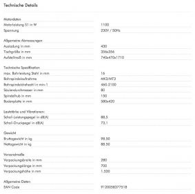 Holzmann; SB 163 VH-230V