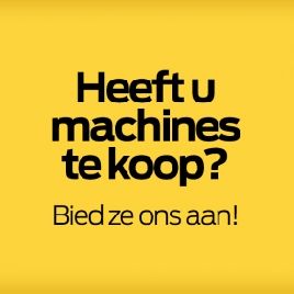 Do you have machines for sale; Offer them to us