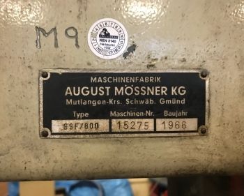 Mossner Rekord; SSF-800