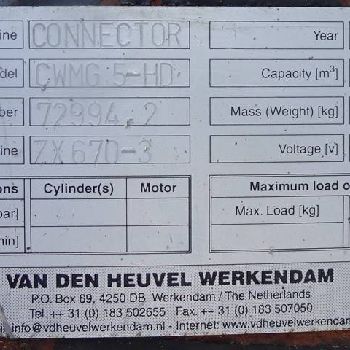 Verachtert Hydraulic quick coupler CW55S