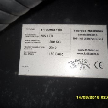 Giant multipurpose bucket (4in1) 1100mm