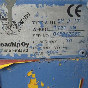 Allu blade separator SM3-17 70KW 1,7To.