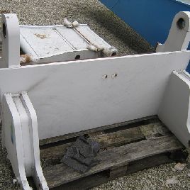 soporte de la placa Terex Fuchs, MHL 320, 350, 360