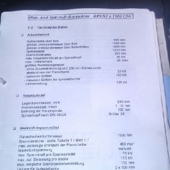 WMW ZERBST; DP1 / S3 x 1500