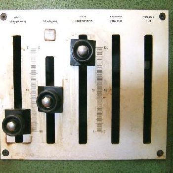 Hydraulic single column table press HANS SCHOEN MTE / C