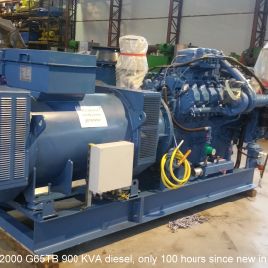 MTU Groupe électrogène diesel 900 KVA