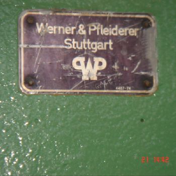 EXTRUDER Werner Pfleiderer