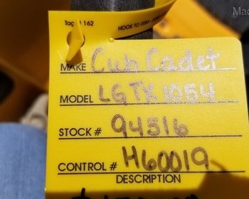 2012 Cub Cadet LGTX1054