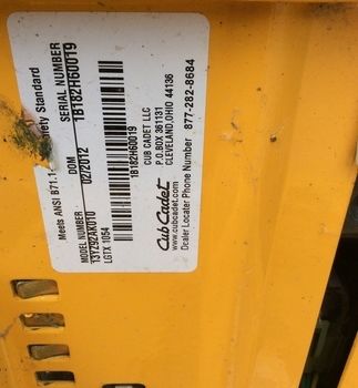 2012 Cub Cadet LGTX1054