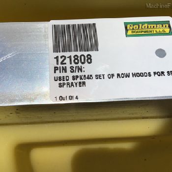 2019 Willmar SPK 645 set of row hoods for a sprayer