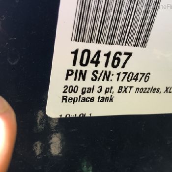 2017 Bell 3P200-BXT 200 gal