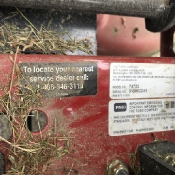 2016 Toro - Wheel Horse Z4250