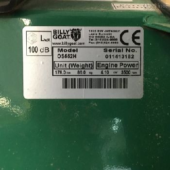 2017 Billy Goat OS552H