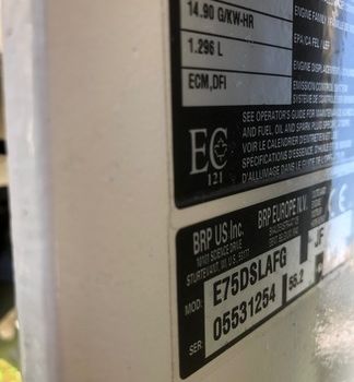 2018 Bombardier Evinrude E75DSL