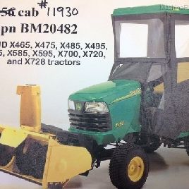 2015 Original Tractor Cab OTC 11930 cab for JD X720, X728, X748 L&amp;G tractors