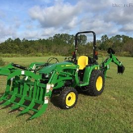 2019 John Deere 3032E Tractor-Loader-Backhoe-Grapple