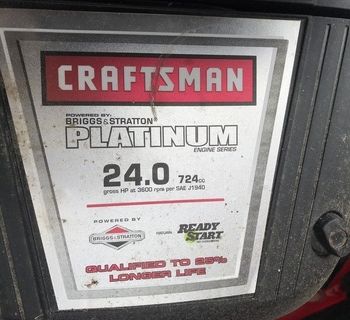 2016 Craftsman 5600