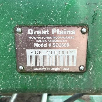 2015 Great Plains SD2600