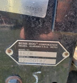 2010 Bush Hog 862H