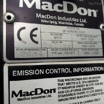2014 MacDon M155