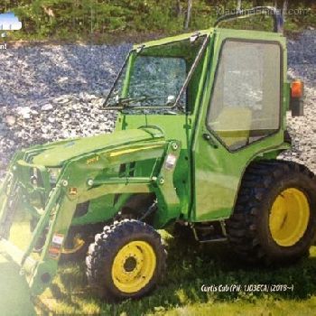 2019 Curtis Cab Cab for JD 3025E-3032E-3038E