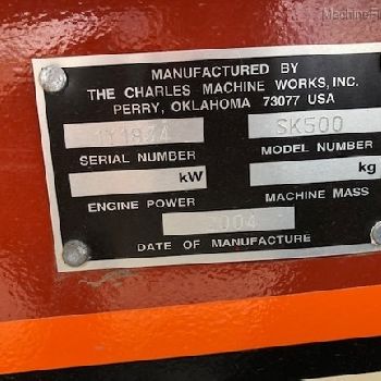 2004 Ditch Witch SK500