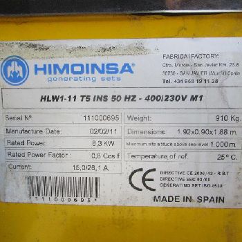 Himoinsa HLW 11 - G16071205