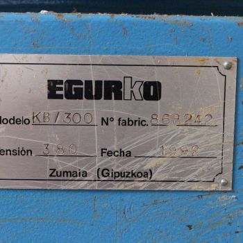 CHAPADORA CANTOS EGURKO KB 300