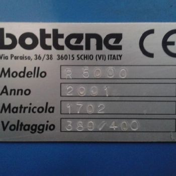 PROGRAMMABLE TRONZADORA OPTIMIZADORA BOTTENE R-5000