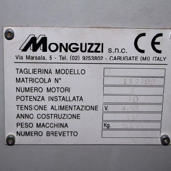 COLLAR COVER GASKET MONGUZZI MOD MG 1250