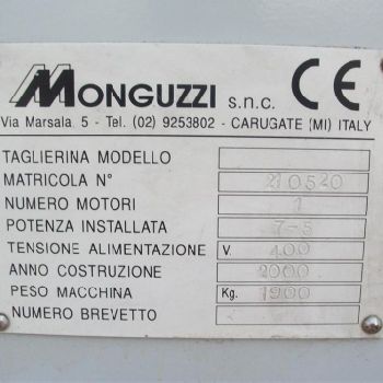 COLLAR COVER GASKET MONGUZZI MOD MG1250