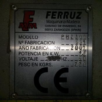 PRESS MESA INCLINADA HYDRAULIC FERRUZ MOD PH2300