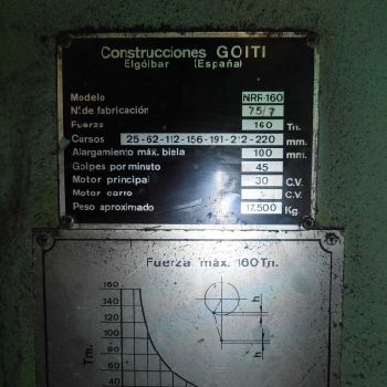 GOITI NRR160 Press