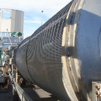 Separator for non-snipped beans in stainless steel