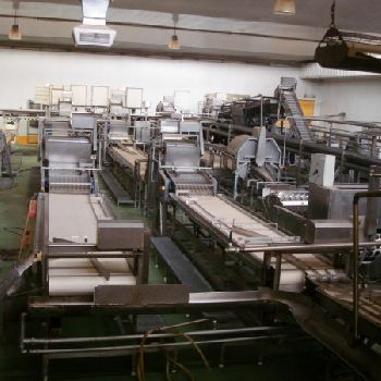 Peach processing line
