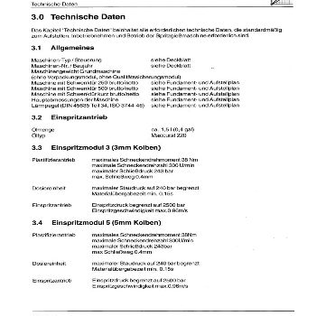 Micro injection molding machine Battenfeld Microsystem 50