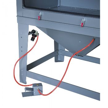 CODE 797 NEW LARGE SANDBLASTING UNIT WITH ASPIRATOR MOD 1330x1240x1770h