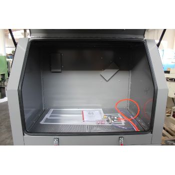 CODE 797 NEW LARGE SANDBLASTING UNIT WITH ASPIRATOR MOD 1330x1240x1770h