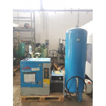 CODE 1418 WORTHINGTON COMPRESSOR CREYSSENSAC MOD RLR 1400B + CODE 1419 MARK MOD DRY DRAIN STOP DS 1700 LT MIN + CODE 1422 SICC TANK MOD 500/10284