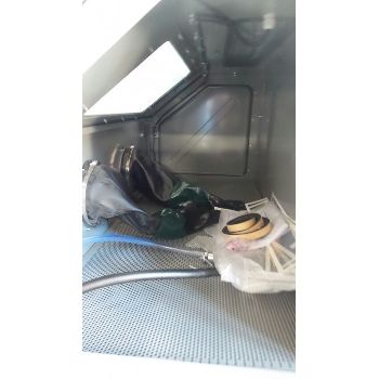 CODE 1514 NEW MEDIUM SANDBLASTER WITH ASPIRATOR MOD1220x910x1740h WITH PAPER FILTER