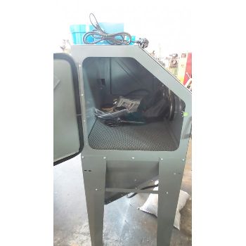 CODE 1514 NEW MEDIUM SANDBLASTER WITH ASPIRATOR MOD1220x910x1740h WITH PAPER FILTER