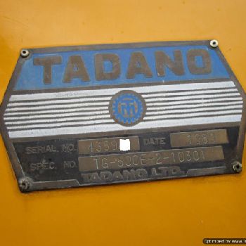 1989 TADANO TG500E2