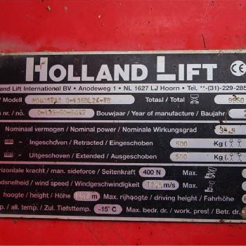 2002 Holland Lift Q135DL24-TR