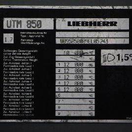 2008 LIEBHERR LTM1100-5.2