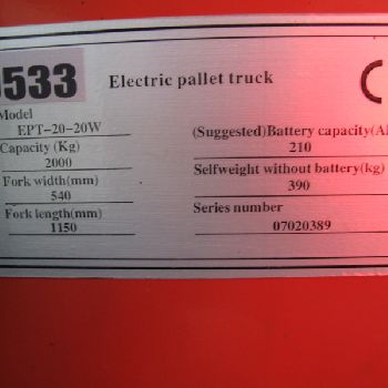 2007 EP EPT-20-20W