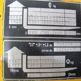 1993 Jungheinrich DFG30