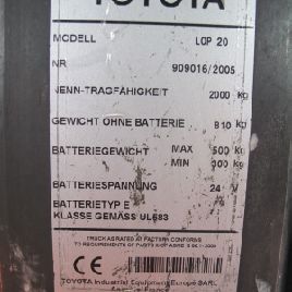 2005 TOYOTA LOP 20