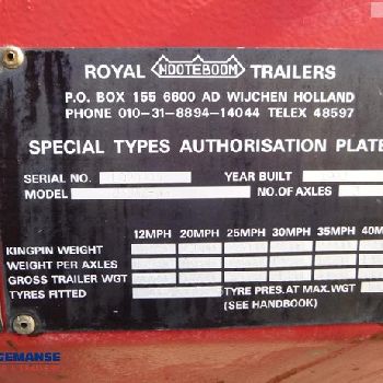 1992 Nooteboom OSDAZ-56